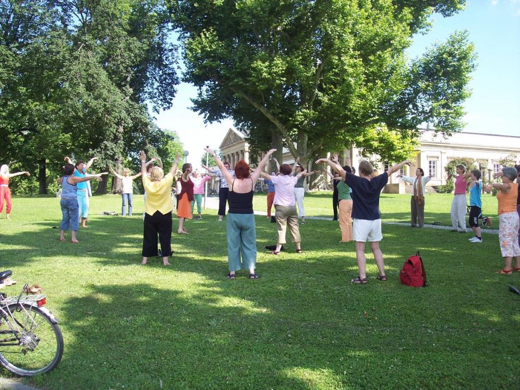 Qigong im Park